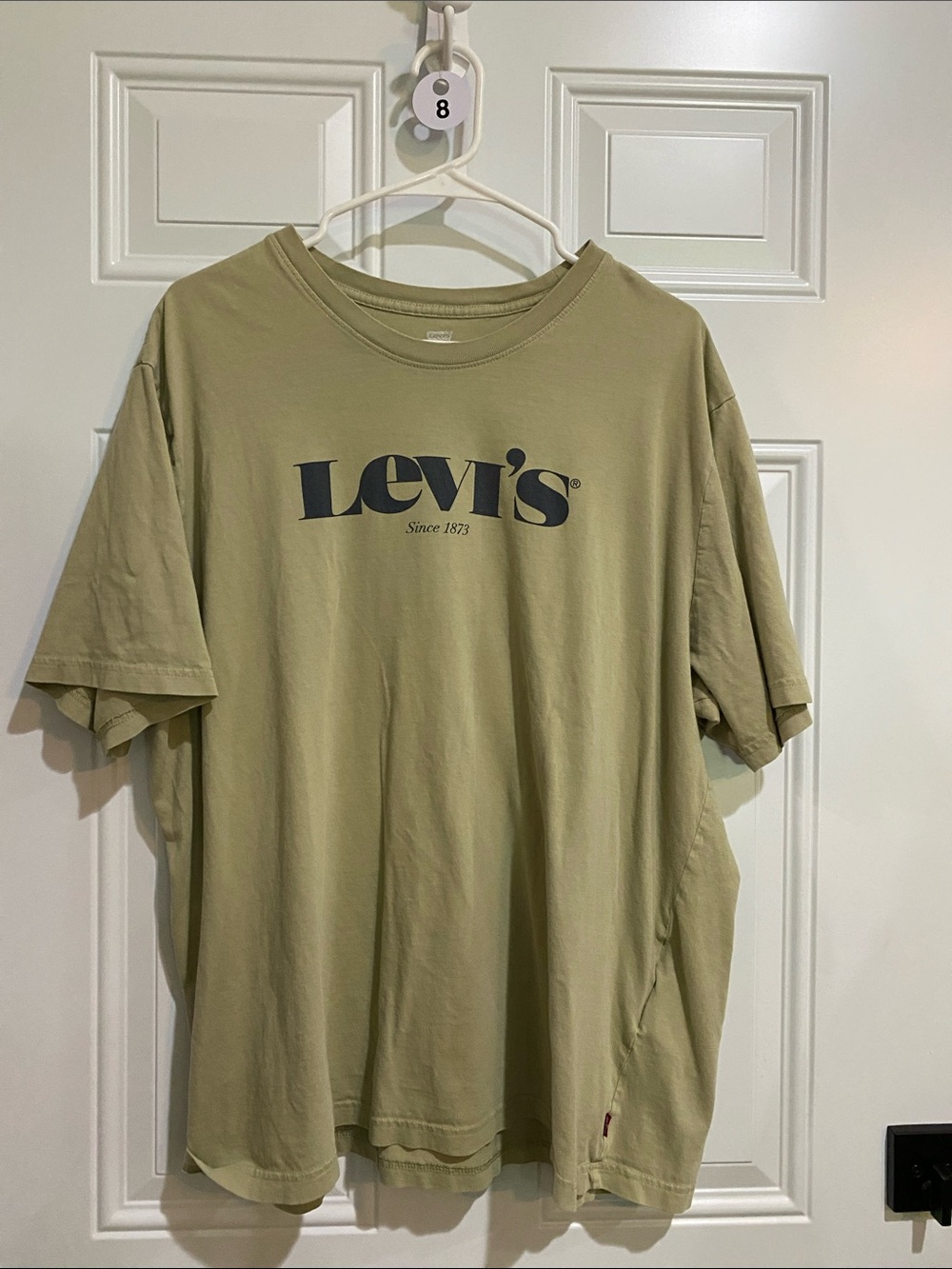 Levi's Olive Green Logo Crewneck T-Shirt
